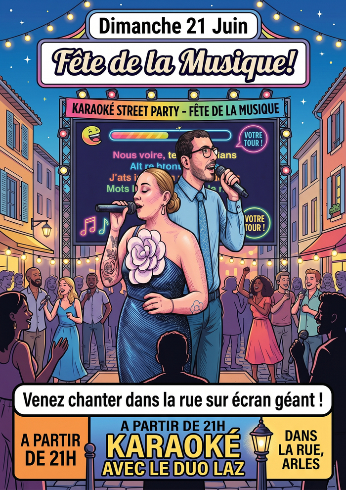 Karaoké Géant l&rsquo;Aire d&rsquo;Arles