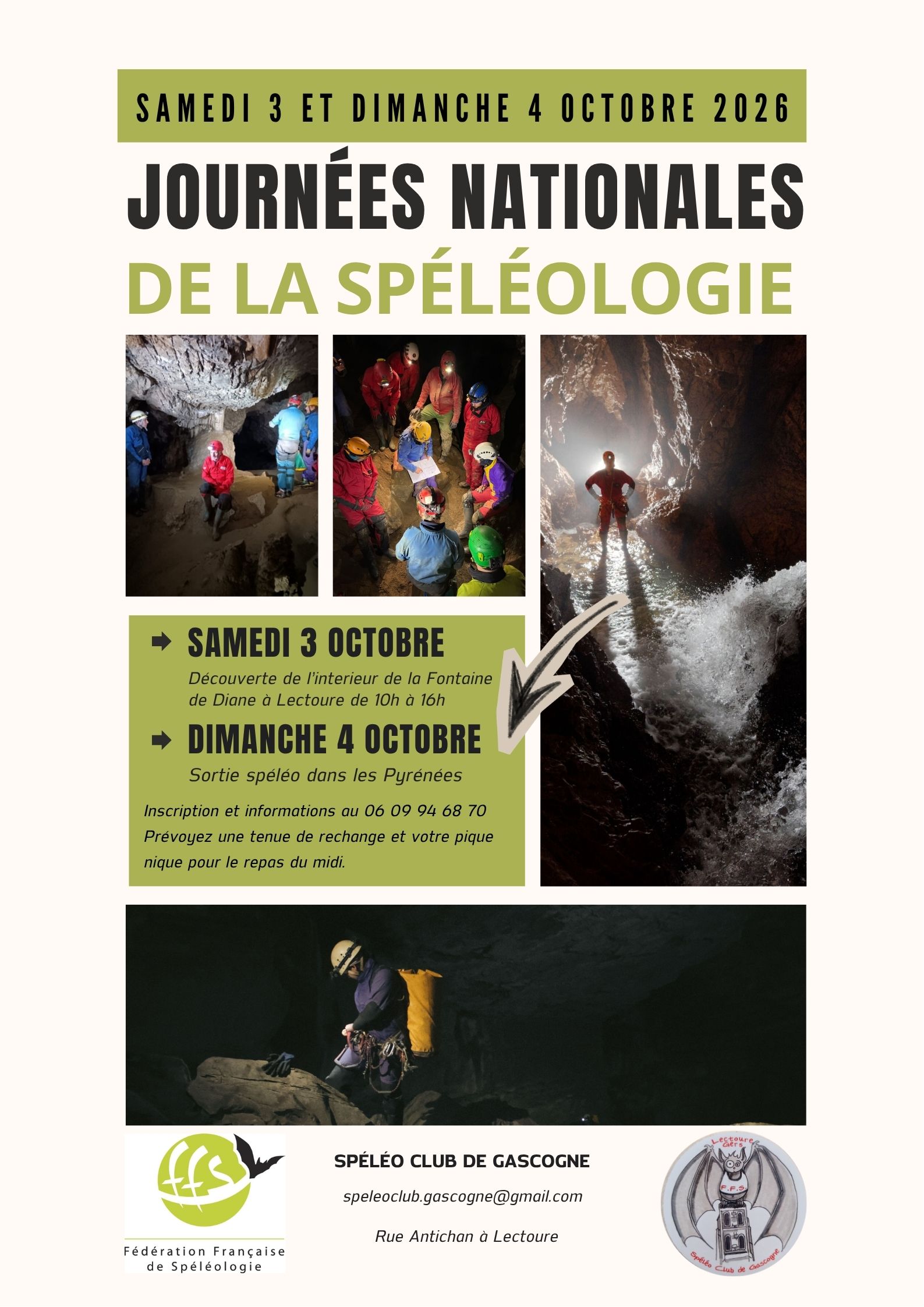 Journées nationales de la spéléologie_Lectoure