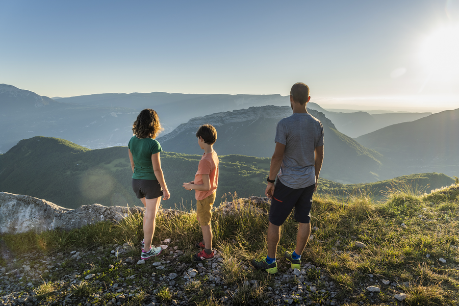 Les crêtes et le fort du St Eynard depuis le Col de Vence_Le Sappey-en-Chartreuse