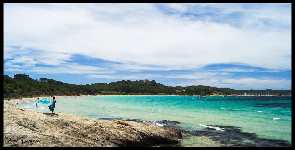 Plage de la Courtade - île de porquerolles - Hyères