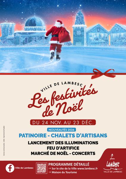 Lancement des illuminations de Noël et feu d'artifice