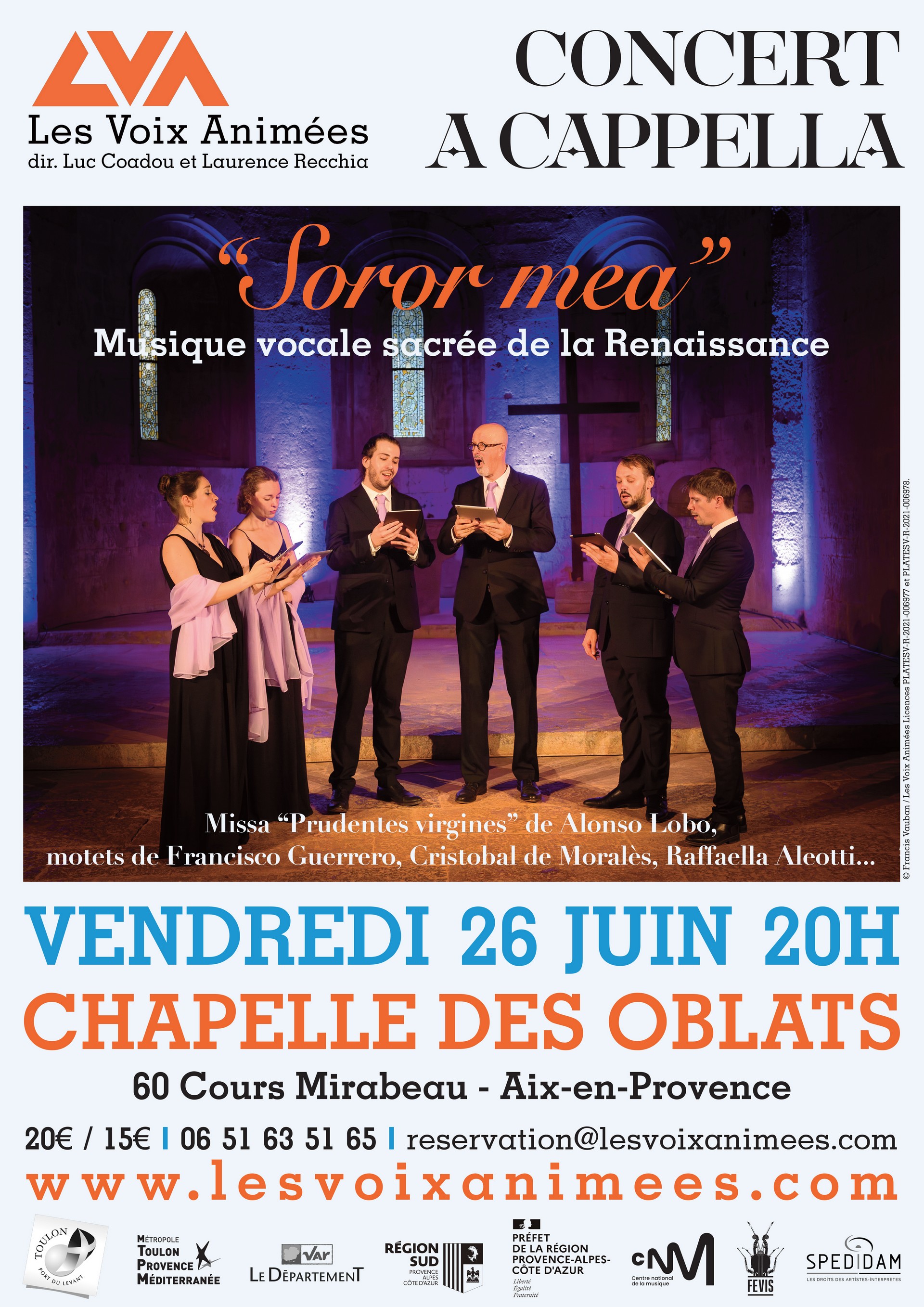 Concert : "Soror mea"- Les Voix Animées