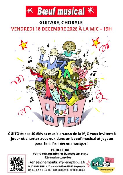 BOEUF MUSICAL AVEC GUITARE, CHORALE