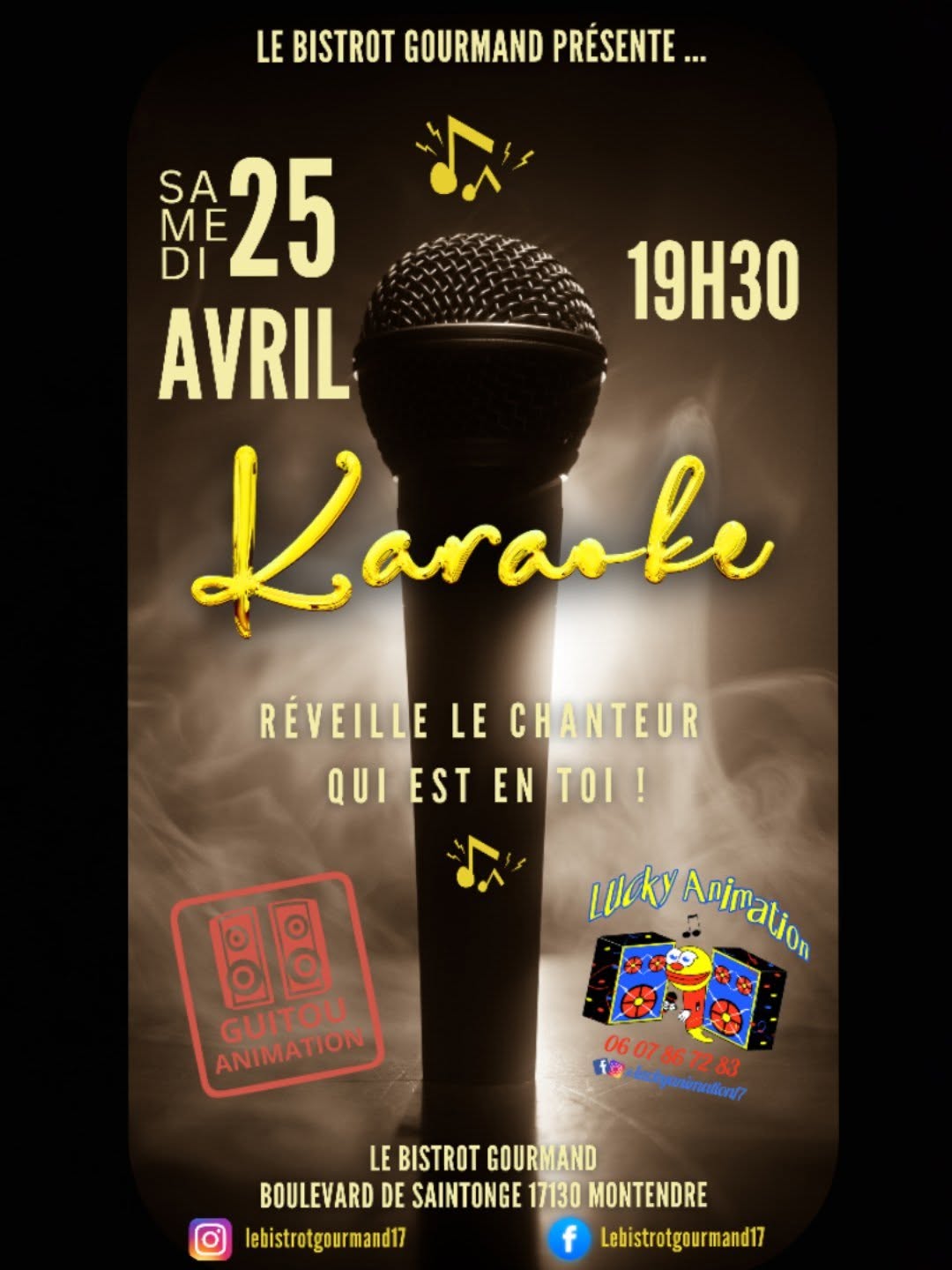 Karaoké au bistrot gourmand