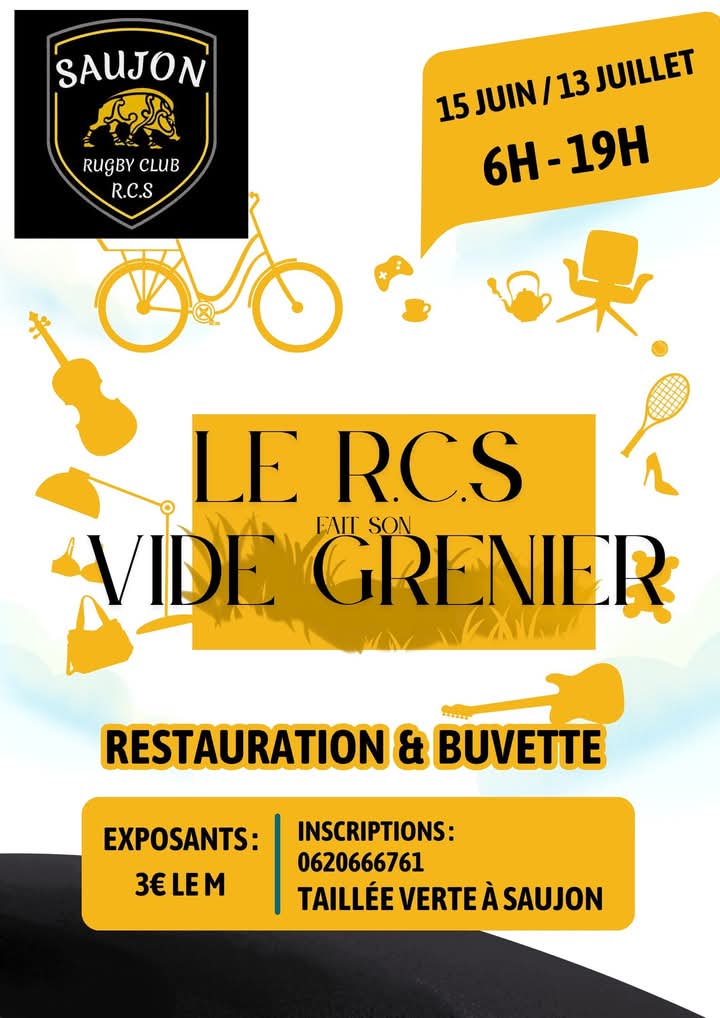 Brocante & Vide Grenier_Rugby Club Saujon