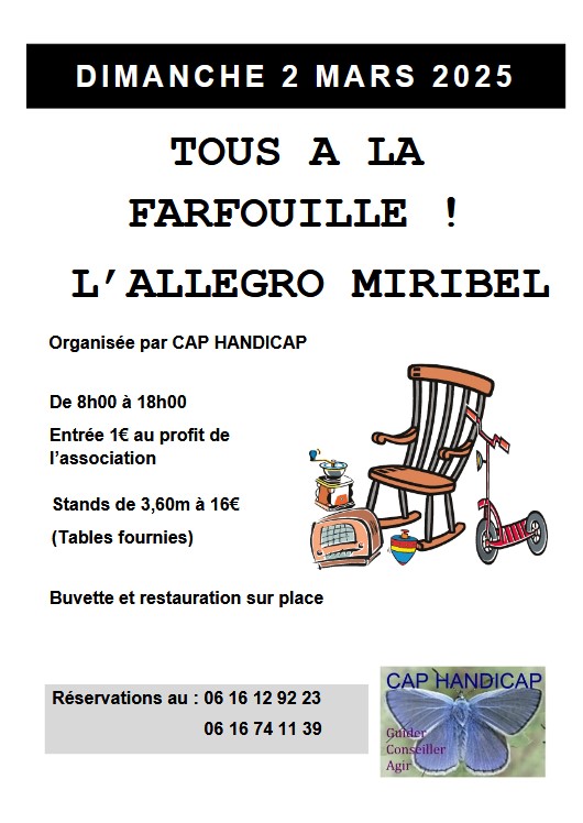 Tous à la farfouille avec Cap Handicap !_Miribel