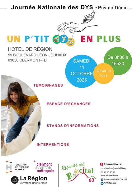 Journée Nationale des DYS du Puy-de-Dôme