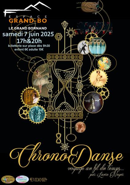 Affiche spectacle de danse Chronodanse_Le Grand-Bornand