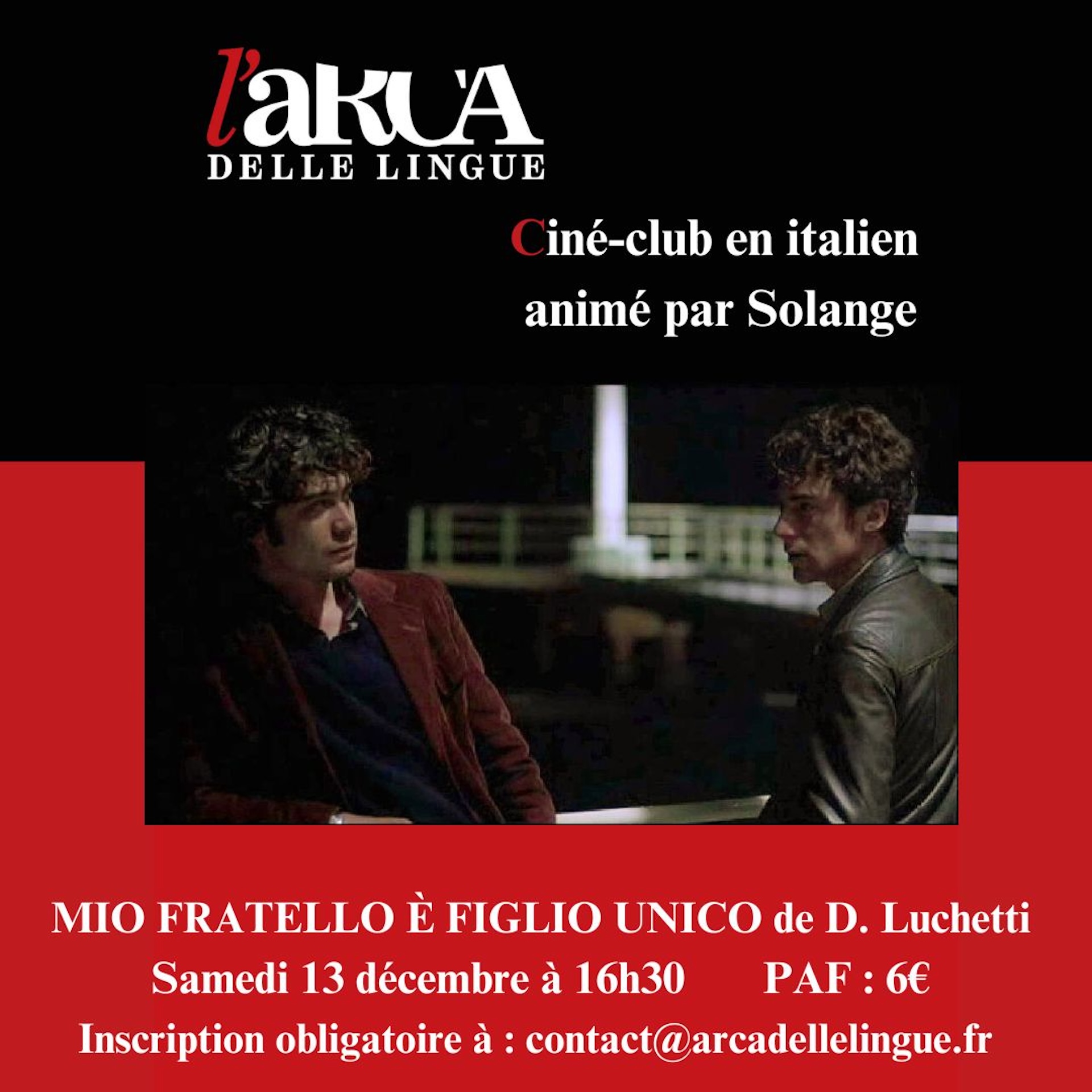 Ciné-club en italien :