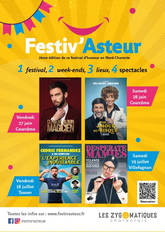Festival Festiv'Asteur « 2 week-ends, 3 lieux, 4 spectacles »_Courcôme