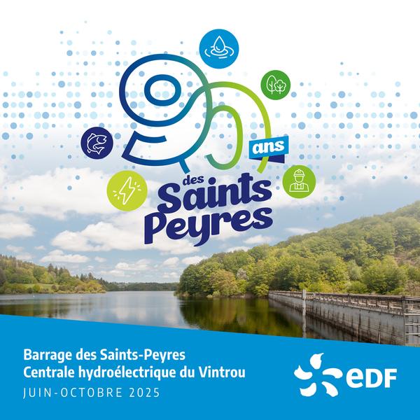 Exposition sur la construction du barrage des Saints-Peyres 