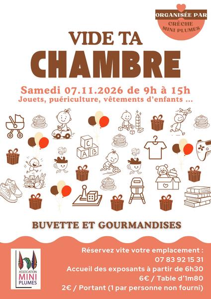 Vide ta chambre - par la crèche Mini Plumes