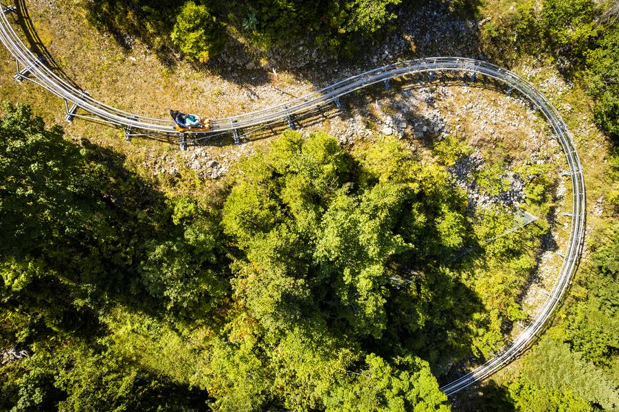 Descente en luge sur rails_Mijoux