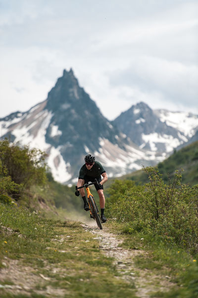 La combe de l'aiguille noire en VTT à Valloire