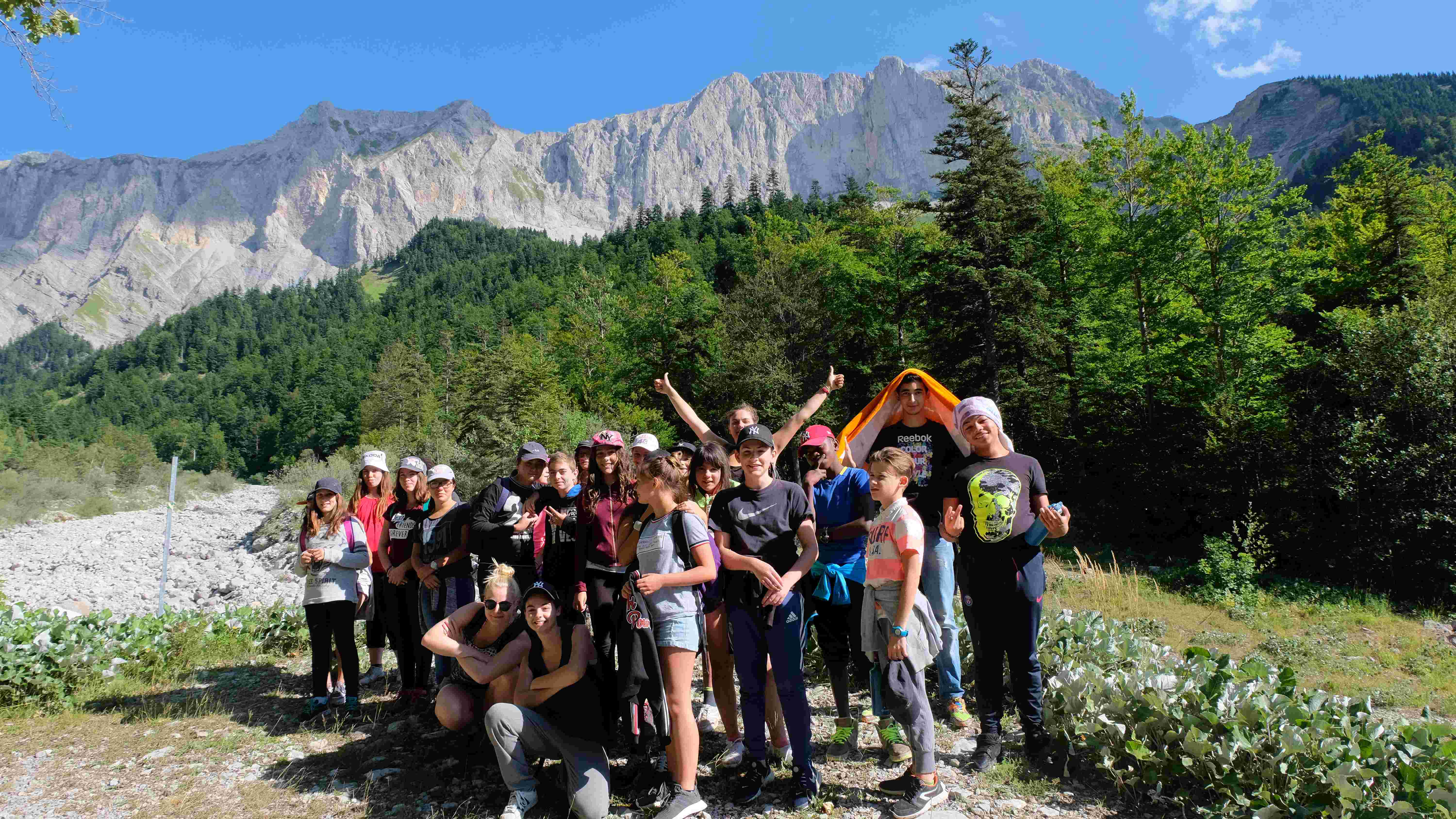 enfants en colo