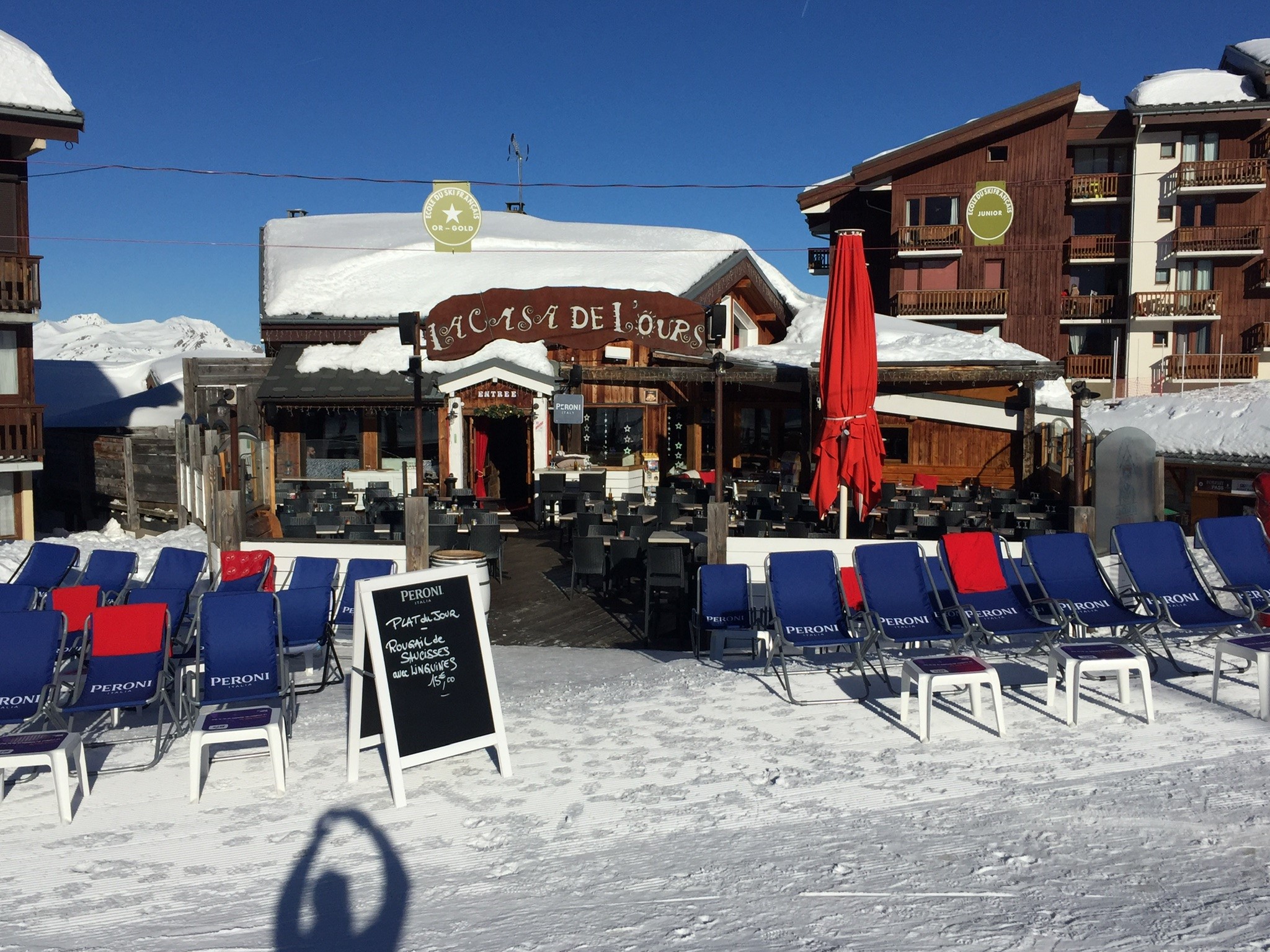 Extérieur restaurant la Casa de l'Ours
