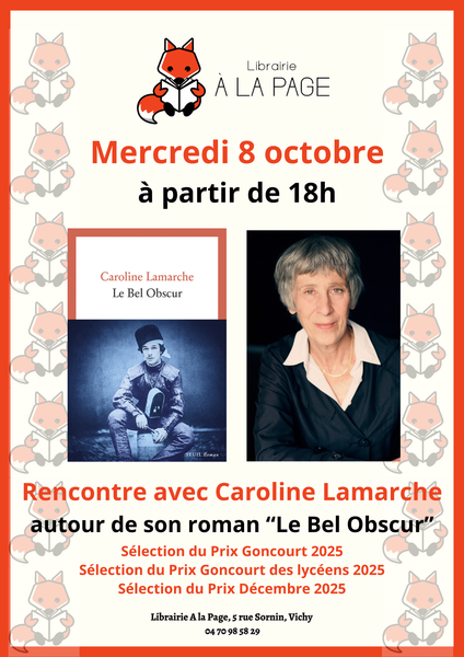 Rencontre littéraire avec Caroline Lamarche
