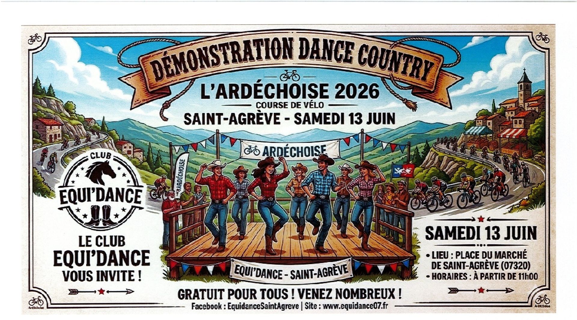 Démonstration Dance Country