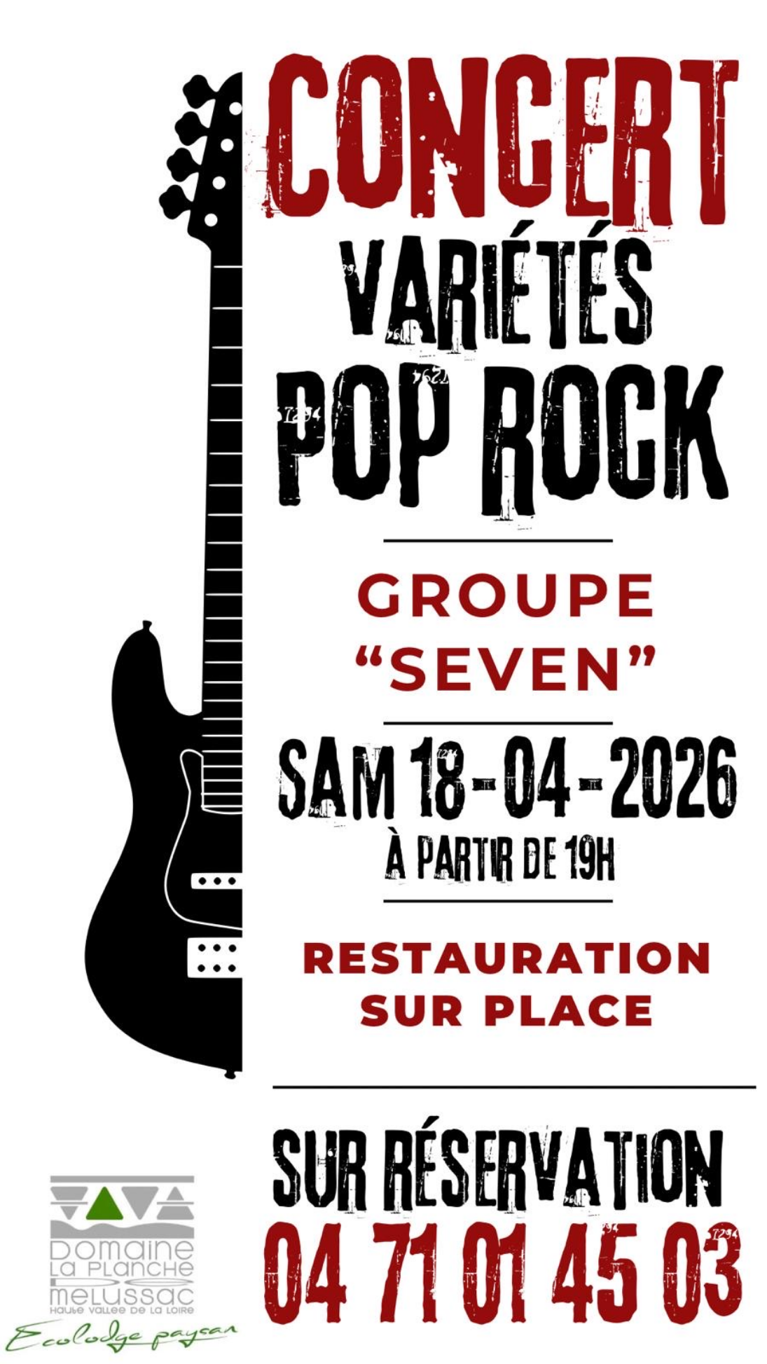 Repas concert avec Seven