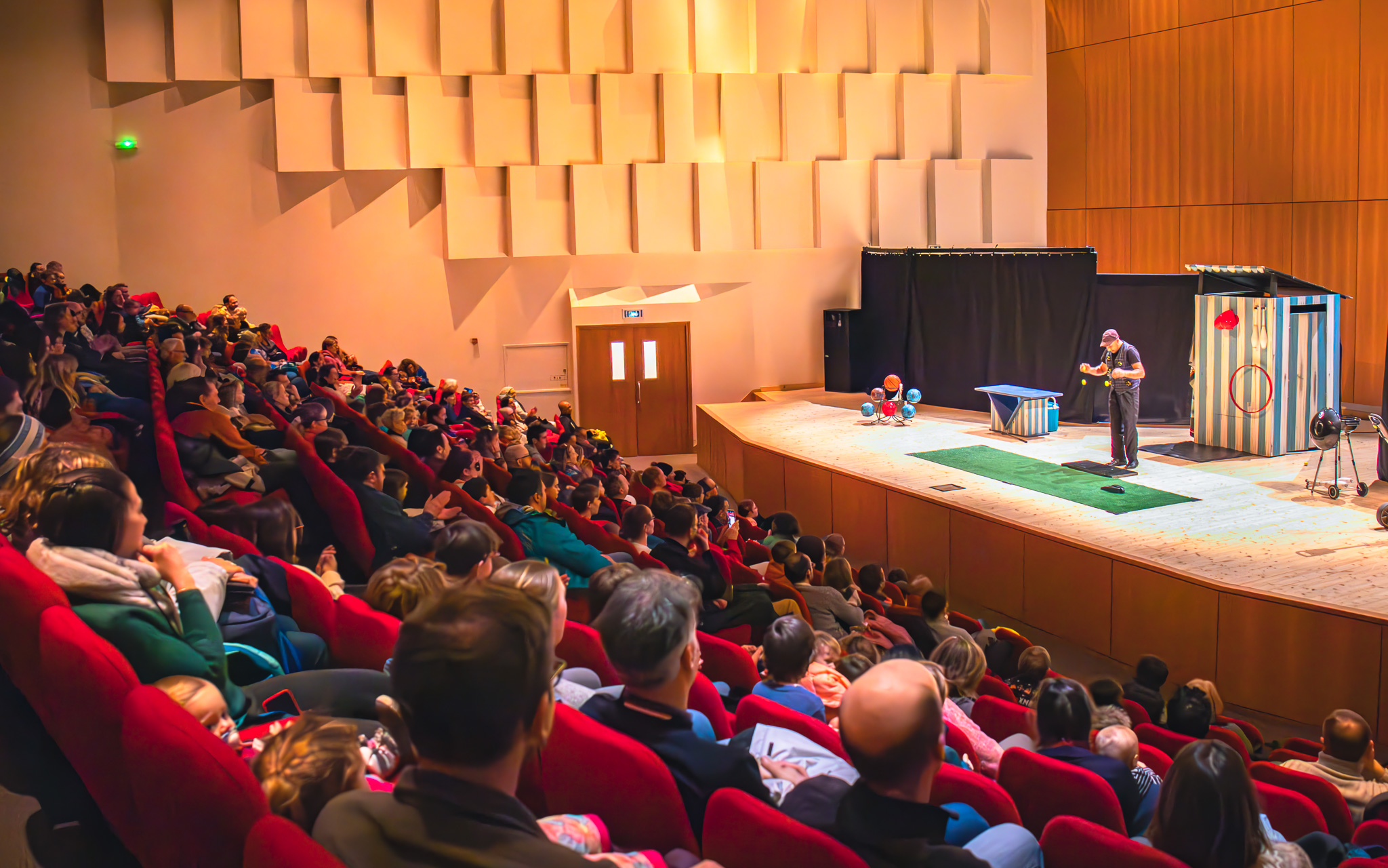 Show in the auditorium