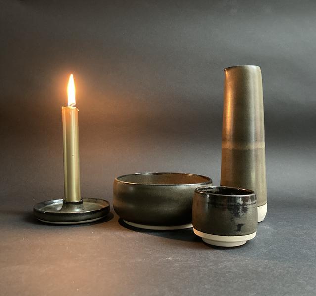 Pièces de céramique réalisées par PepperClay Ceramic / Sophie Lepoivre 