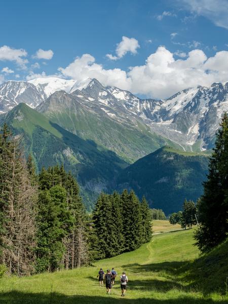 Le Mont Joly depuis Saint Nicolas de Véroce