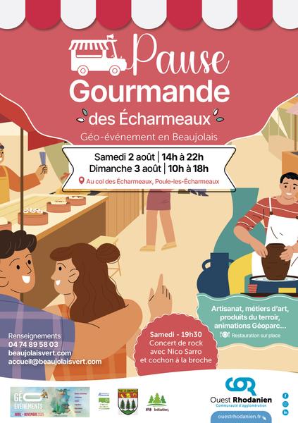 Pause gourmande des Echarmeaux - géo-événement en Beaujolais