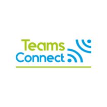 Logo Teams Connect vert bleu fond transparent